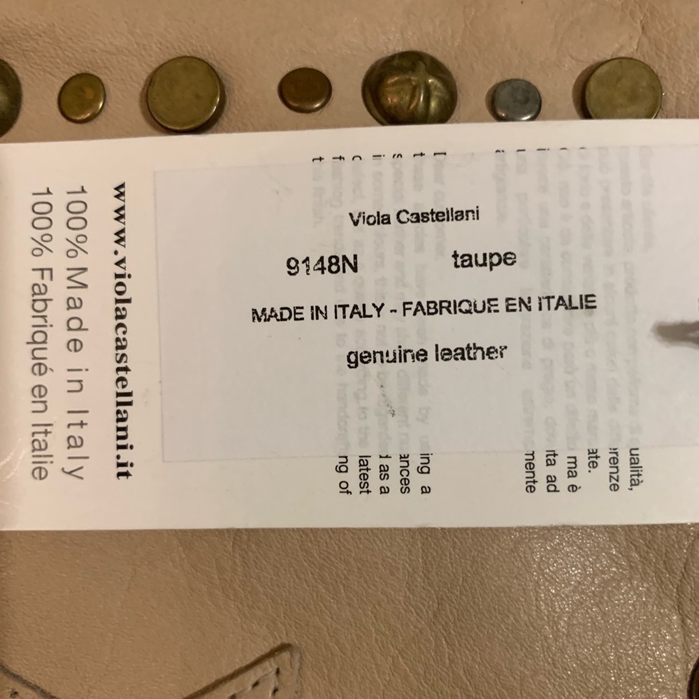 VIOLA CASTELLANI STUDDED LEATHER CROSSBODY - Picture 9 of 12